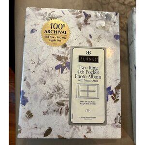 Burnes 4 X 6 Photo Album With Memo Area